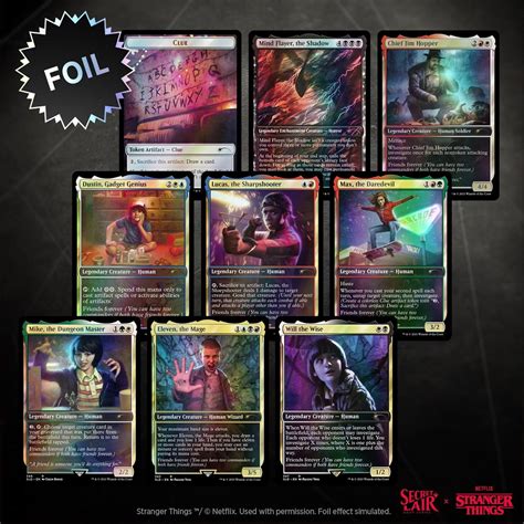 Stranger Things Magic Cards: The Perfect Gift for Fans of the Show and the Game